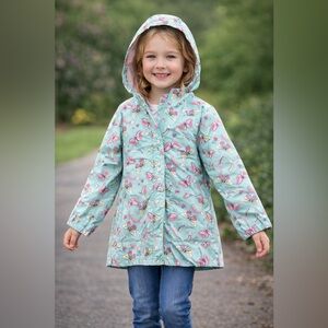 Carter’s Girls Butterfly Raincoat Jacket – Size 6X